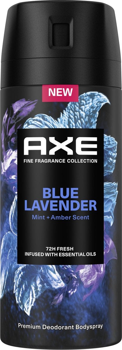 AX Fine Fragrance Collection Blue Lavender - Premium Deodorant Body Spray - 150 ml