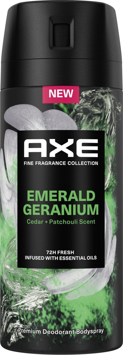 AX Fine Fragrance Collection Emerald Geranium Premium Deodorant Body Spray 150 ml