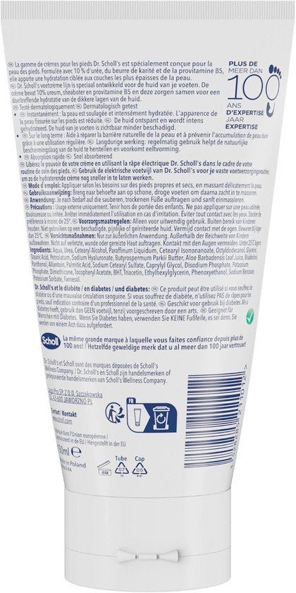 Scholl Foot Cream - Moisturizing Day Cream - Normal Skin - 150 ml