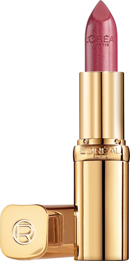 L'Oréal Paris Color Riche Satin Lipstick – Pflegender, mit Arganöl angereicherter Lippenstift – 258 Berry Blush – Nude – 4,54 gr