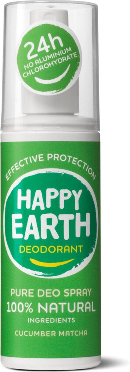 Happy Earth Pure Deodorant Spray Gurke Matcha 100 ml