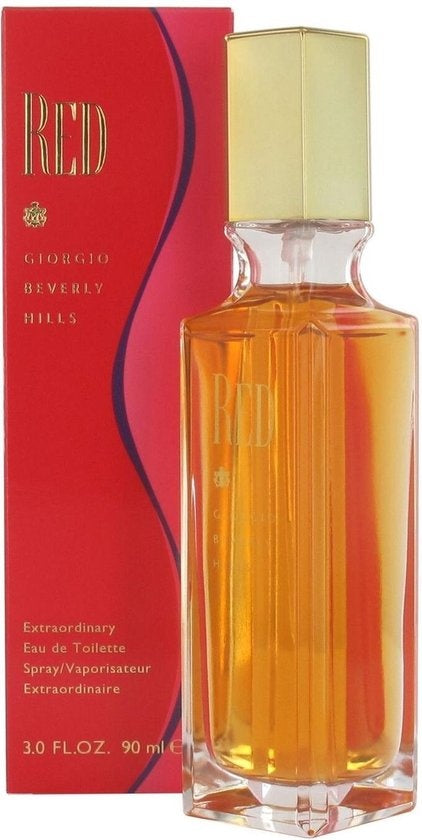 Giorgio Eau De Toilette Beverly Hills Red 90 ml – Für Damen – Verpackung beschädigt