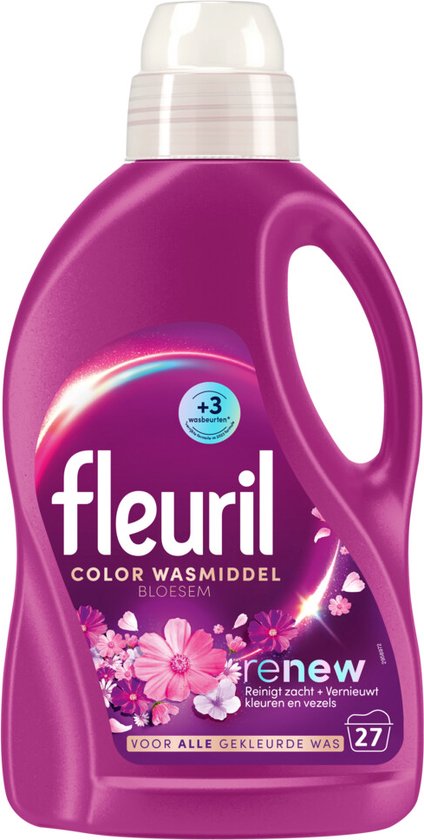 Fleuril Liquid Detergent Renew Coloured Laundry 27 Washes 1.35 litres