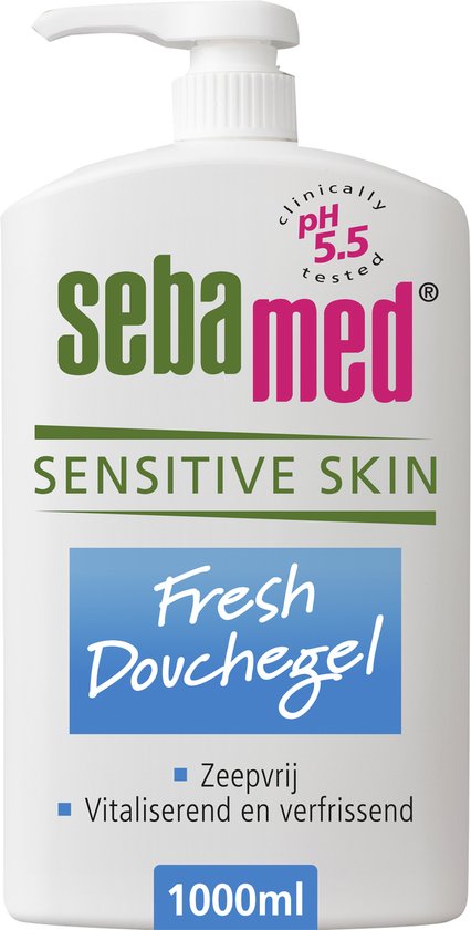 Sebamed Fresh Douchegel 1 liter - dopje beschadigd