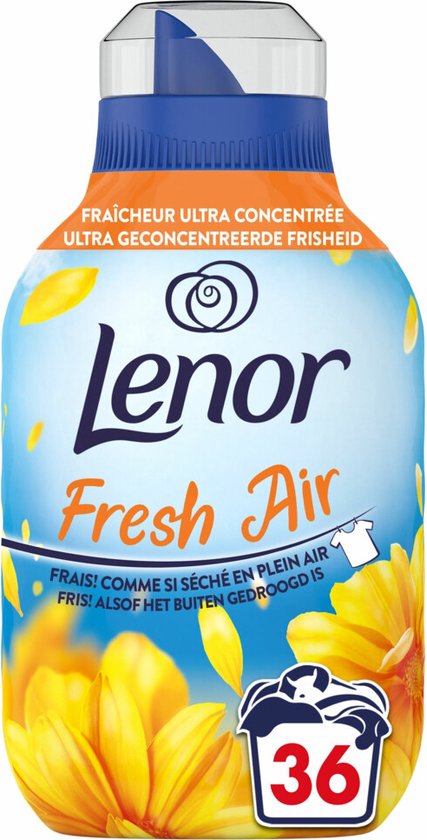 Lenor Fabric Softener Fresh Air Blossom 504ml 36 washes