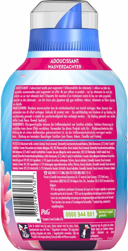 Lenor Fabric Softener Fresh Air Blossom 504ml 36 washes