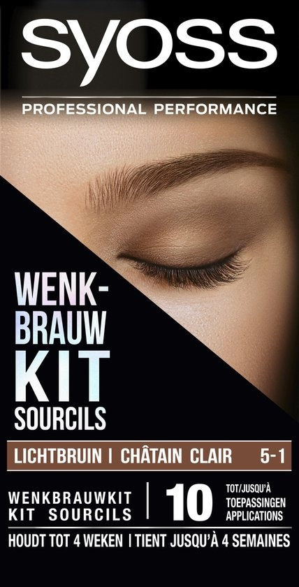 SYOSS Eyebrow Tint 5-1 Hellbrauner Augenbrauenfarbstoff – 1 Stück