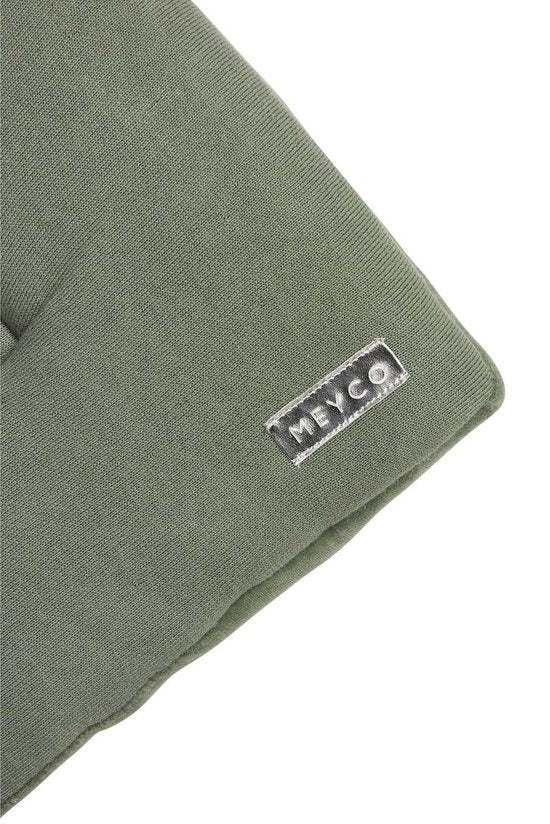 Meyco Knit basic boxkleed - 77x97 cm - forest green