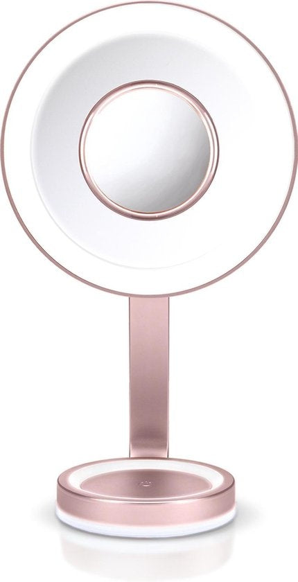 BaByliss LED Beauty Mirror Make-Up Mirror 9450E - LED lighting with 3 settings - Removable magnetic mirror 10x magnification - Packaging damaged