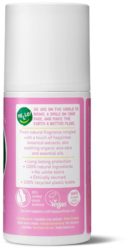Happy Earth Pure Deodorant Roll-On Gurke Matcha 75 ml