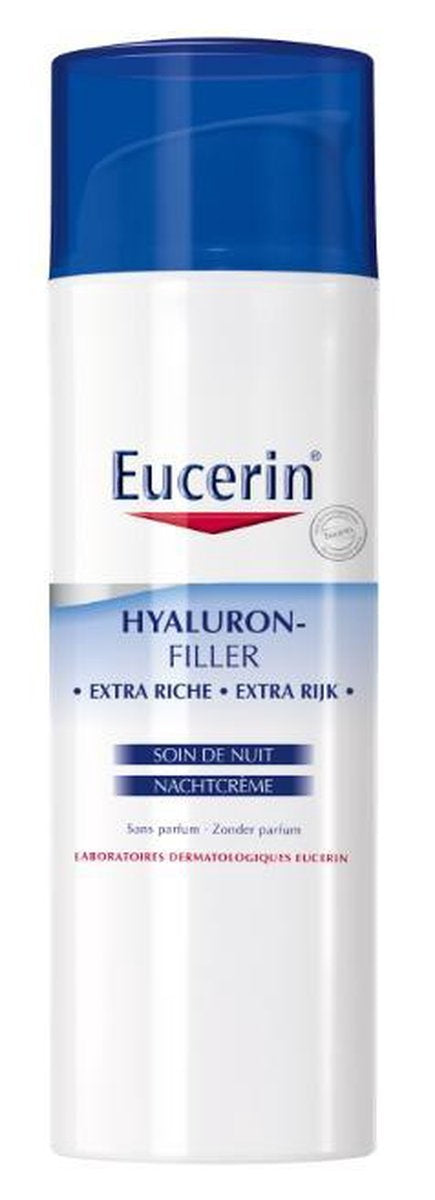 Eucerin Hyaluron-Filler Anti-Wrinkle Urea Rich Texture Night Cream - 50 ml