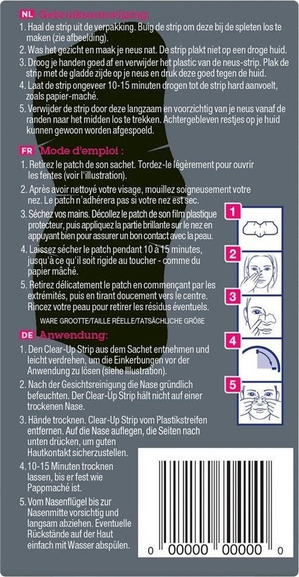 Biore mit Kohle-Nasenstreifen – 6 Stück