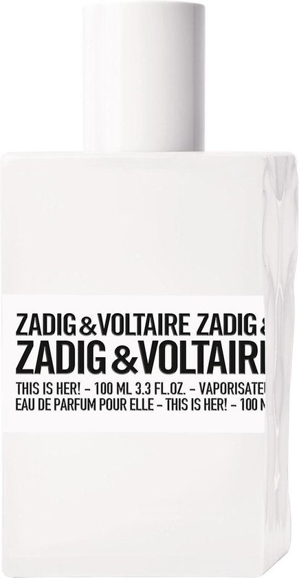 Zadig &amp; Voltaire This Is Her 100 ml – Eau de Parfum – Damenparfüm – Verpackung beschädigt