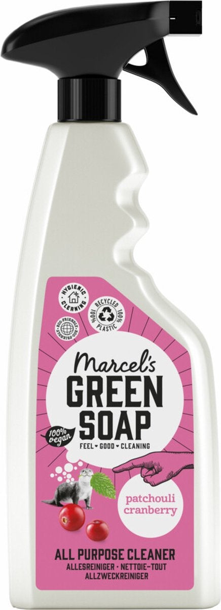 Marcel's Green Soap All Purpose Cleaner Spray - Patchouli &amp; Cranberry 500ml