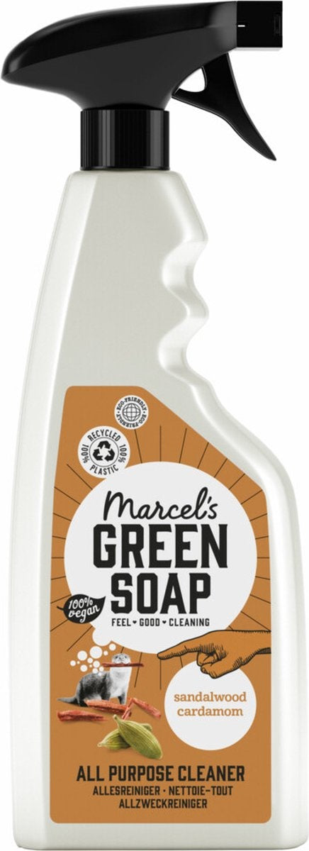 Marcel's Green Soap All Purpose Cleaner Spray Sandalwood &amp; Cardamom 500ml