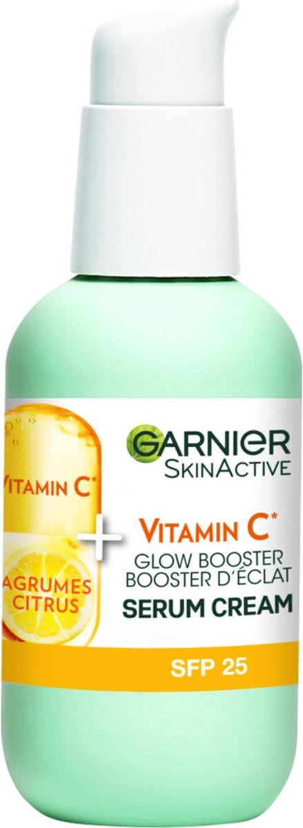 Garnier SkinActive - Serum Cream met Vitamine C* en SPF25 - 50ml - Verpakking beschadigd