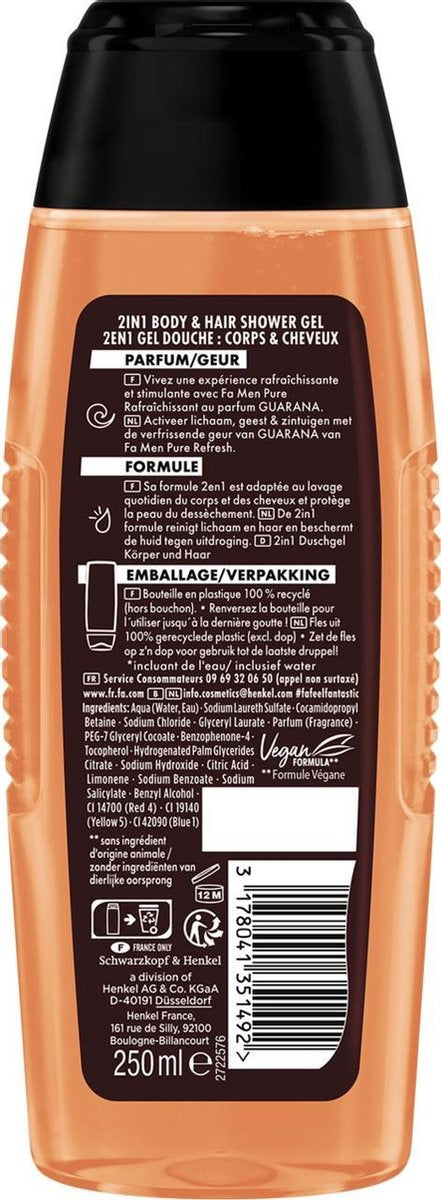 Fa Men Pure Guar Duschgel – 250 ml