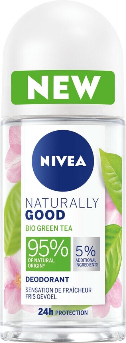 Nivea Deodorant Roller Naturally Good Grüner Tee 50 ml