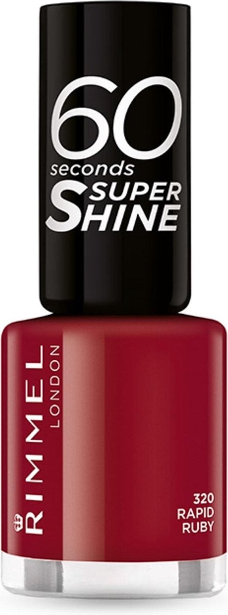 Rimmel London 60 seconds SuperShine Nail Polish - 320 Rapid Ruby