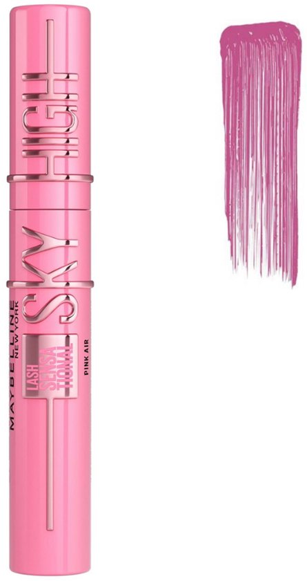 Maybelline New York – Lash Sensational Sky High – Pink Hair – Pink – Mascara für endlose Länge und natürlich wirkendes Volumen – 7,2 ml