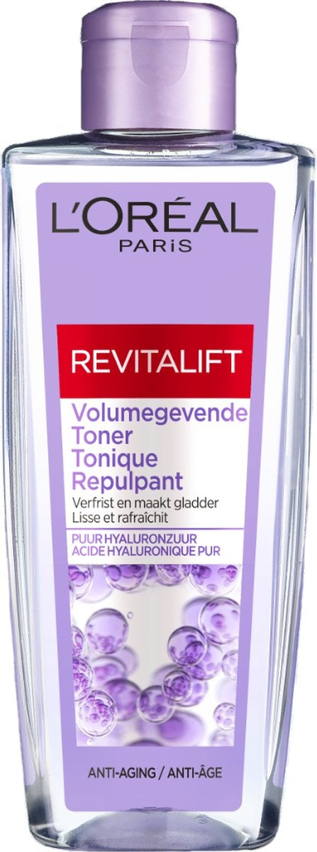 L'Oréal Paris Revitalift Volumegevende Toner - Gezichtsreiniger met hyaluronzuur - 200 ml