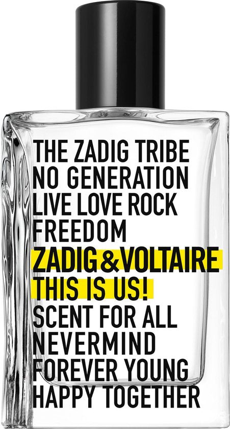 Zadig & Voltaire This Is Us! 100 ml Eau de Toilette - Unisex parfum - Beschadigde verpakking