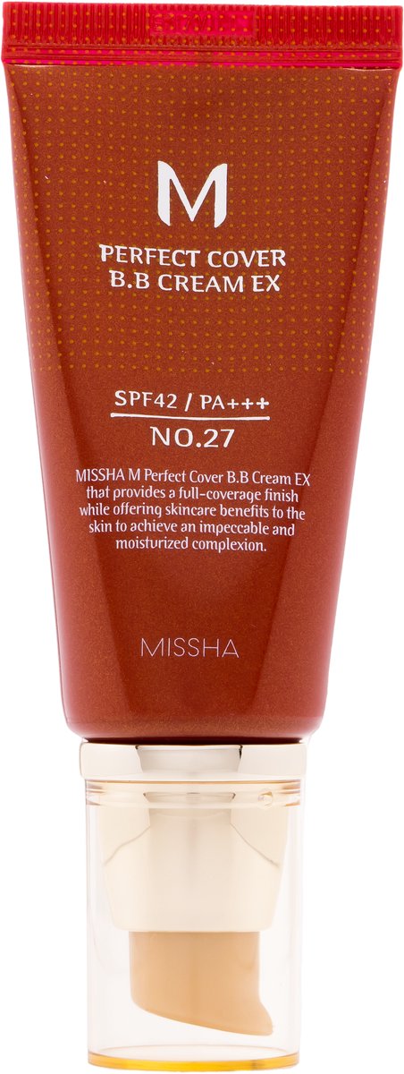 Missha Perfect Cover BB Cream SPF 42 PA+++ | NO.27 - Honey Beige | BB cream 50ml