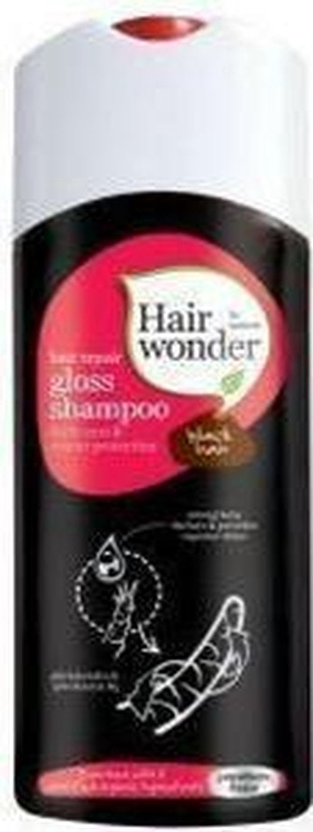 Hennaplus Hairwonder Gloss Black – 200 ml – Shampoo