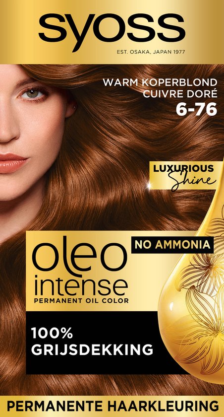 SYOSS Color Oleo Intense 6-76 Warmes Kupferblond Haarfärbemittel – 1 Stück