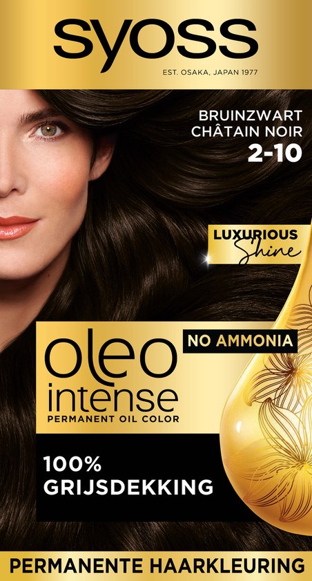 SYOSS Color Oleo Intense 2-10 Brown Black Hair Dye
