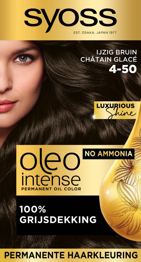 SYOSS Color Oleo Intense 4-50 Icy Brown Hair Dye - 1 Piece