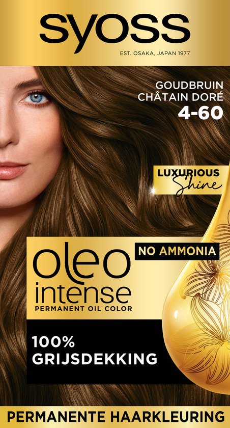 SYOSS Color Oleo Intense 4-60 Golden Brown Hair Dye