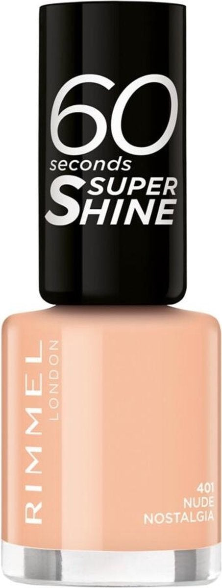 Rimmel 60 Seconds Super Shine Nail Polish - 401 Nude Nostalgia