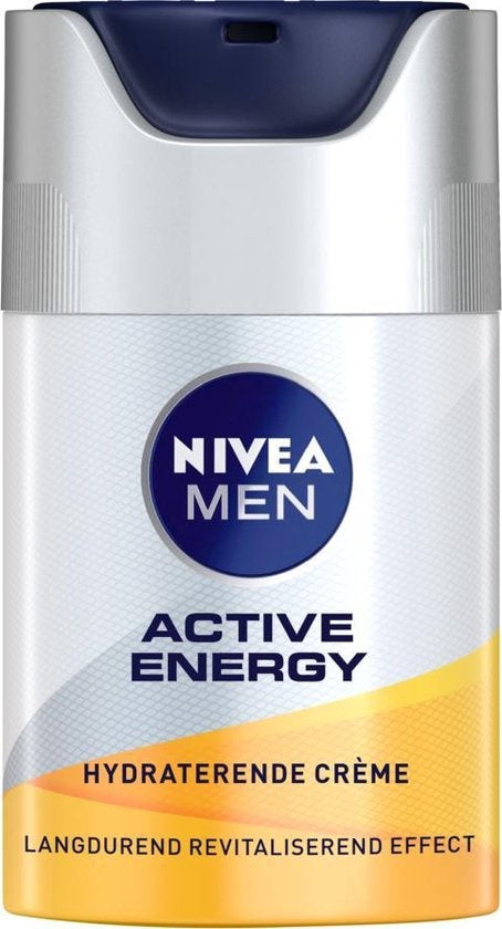 NIVEA MEN Active Energy - 50 ml - Hydraterende Gezichtscreme - Verpakking beschadigd