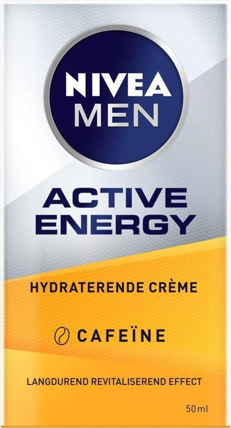 NIVEA MEN Active Energy - 50 ml - Hydraterende Gezichtscreme - Verpakking beschadigd