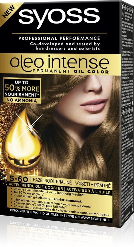 SYOSS Color Oleo Intense 5-60 Hazelnut Praline - Hair dye - Packaging damaged