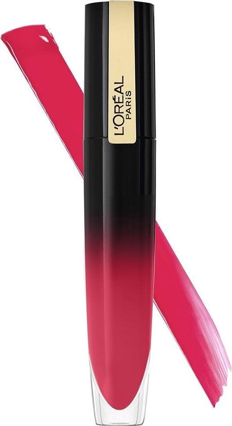 L'Oréal Paris Brilliant Signature Lipstick - 306 Be Innovative - Red - Ultra Shiny