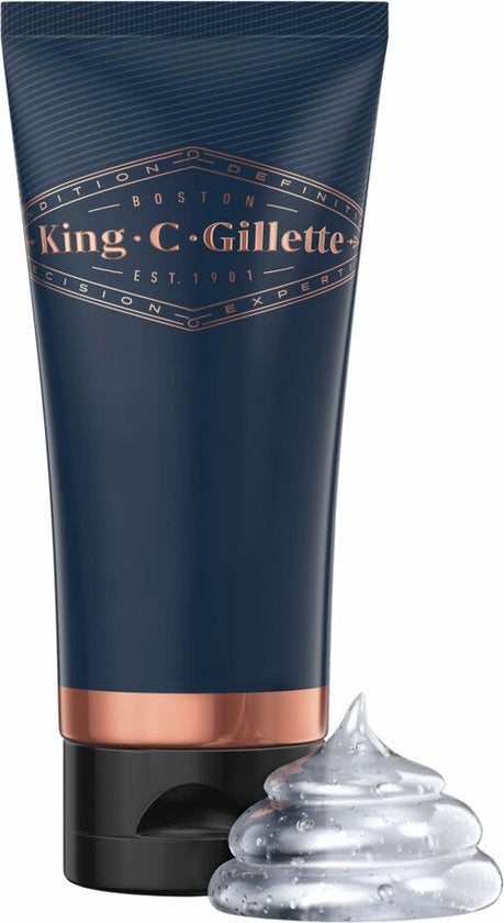 King C Gillette Transparentes Rasiergel 150 ml – für Männer