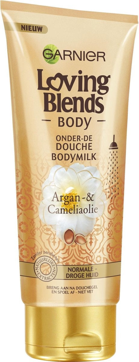 Garnier Loving Blends Body Argan- & Cameliaolie - Onder de douche Bodylotion -200ml