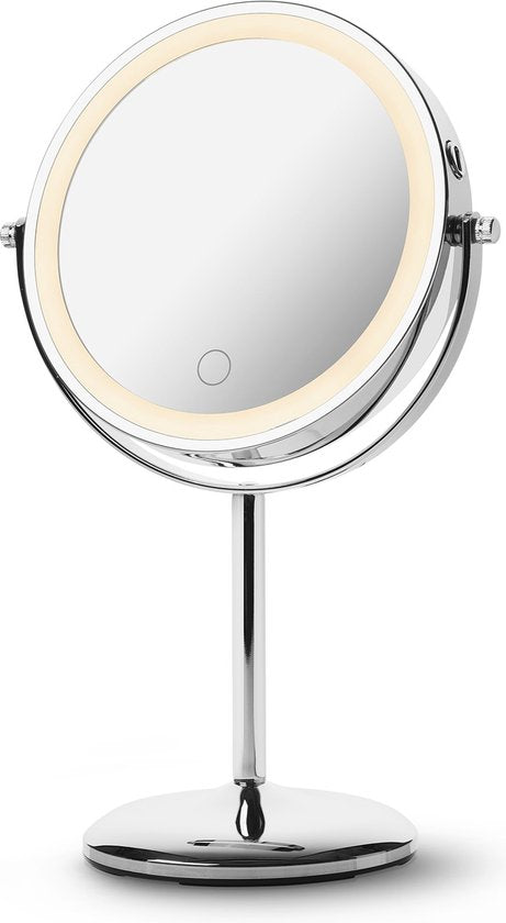 BaByliss LED Beauty Mirror Schminkspiegel 9450E – LED-Beleuchtung mit 3 Einstellungen – Abnehmbarer Magnetspiegel 10-fache Vergrößerung – Verpackung beschädigt