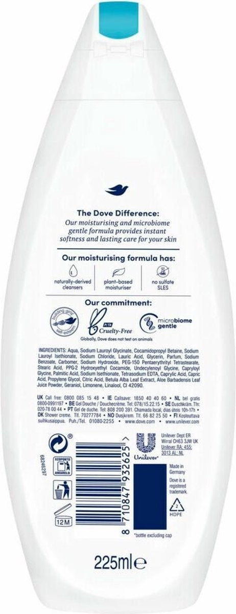 Dove Duschcreme Feuchtigkeitspflege 225 ml