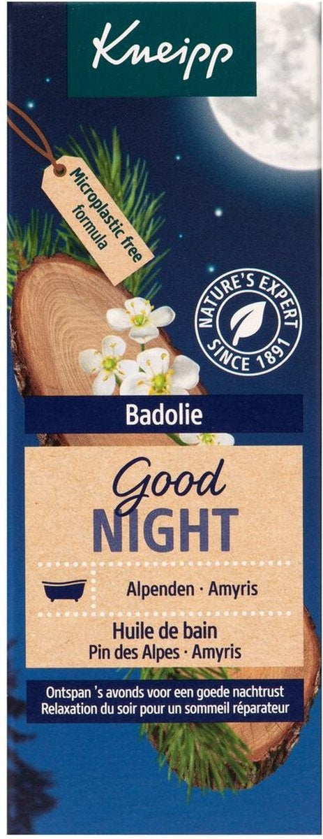 Kneipp Good Night - Badolie 100 ml - Verpakking beschadigd