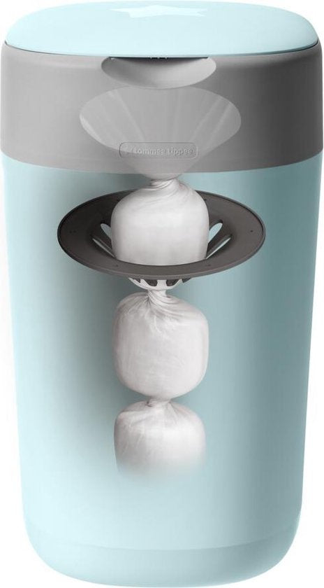 Tommee Tippee Twist &amp; Click Diaper Pail - Sangenic Tec - Green