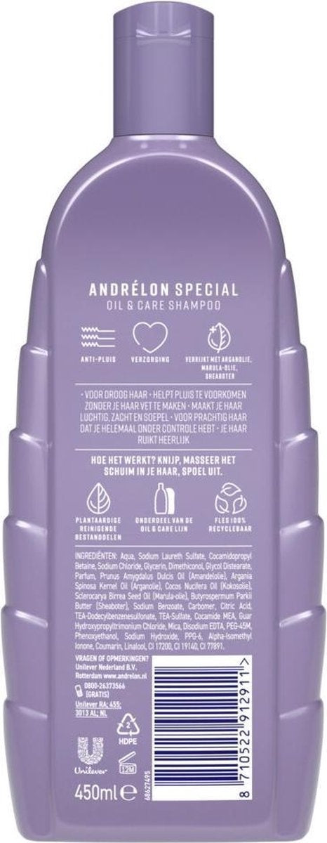 Andrélon Oil & Care Shampoo - 450 ml