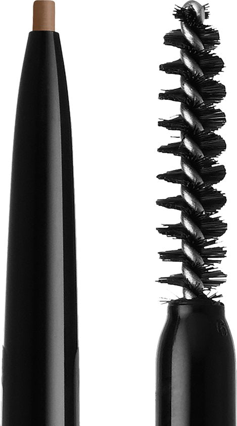 NYX Professional Makeup Micro Brow Pencil - 02 blonde - Eyebrow pencil - vegan formula - with spoolie brush - 0.09 g - Damaged packaging