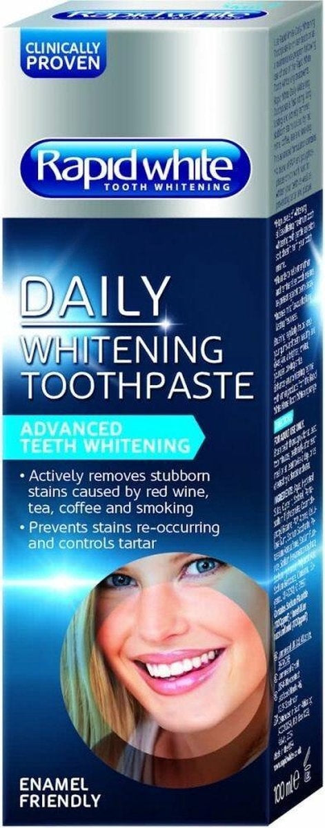 Rapid White Toothpaste Whitening 100 ml - Packaging damaged