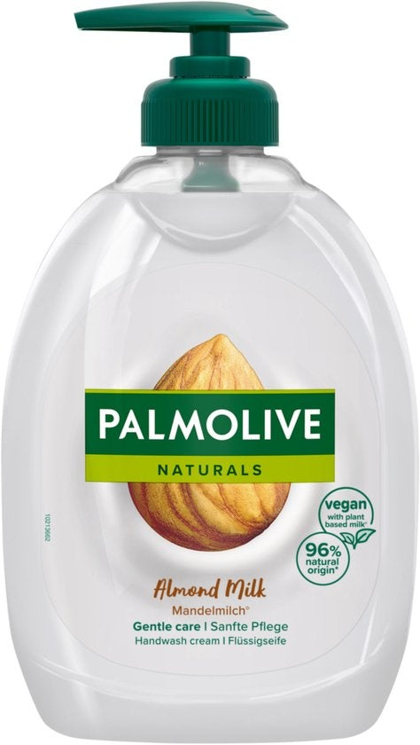 Palmolive Handseife Naturals Milch &amp; Mandel 500 ml – Kappe beschädigt