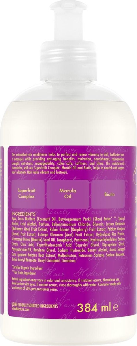 Shea Moisture 10-in-1 Multi-Benefit Conditioner - 384 ml - Pompje ontbreekt