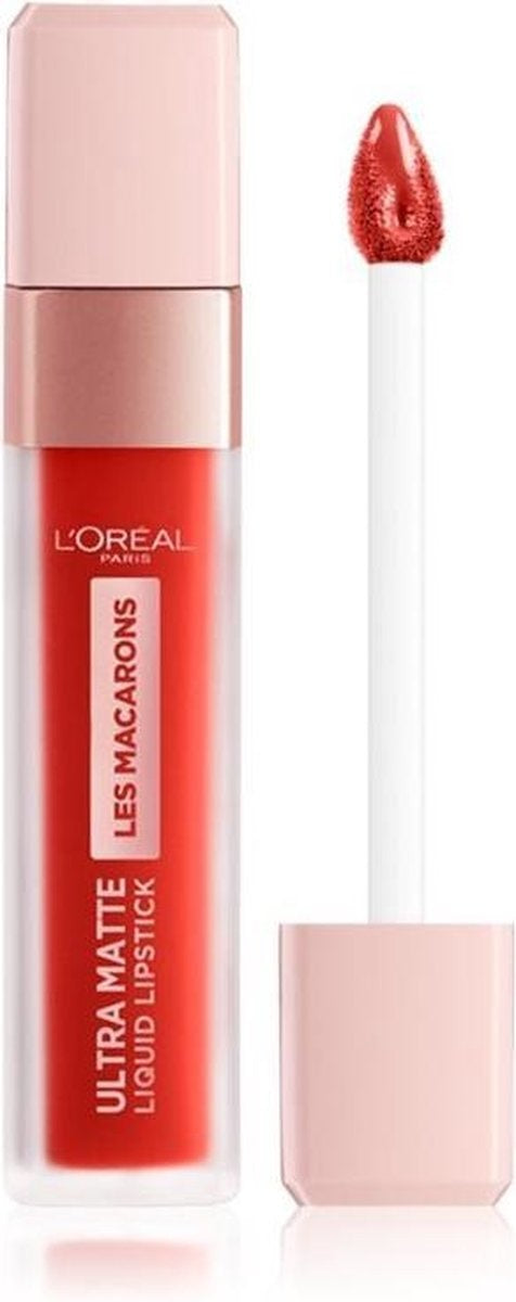 L'Oréal Paris Les Macarons Long Lasting Matte Lipstick - 832 Strawberry Sauvage - Pink - 6.7 ml