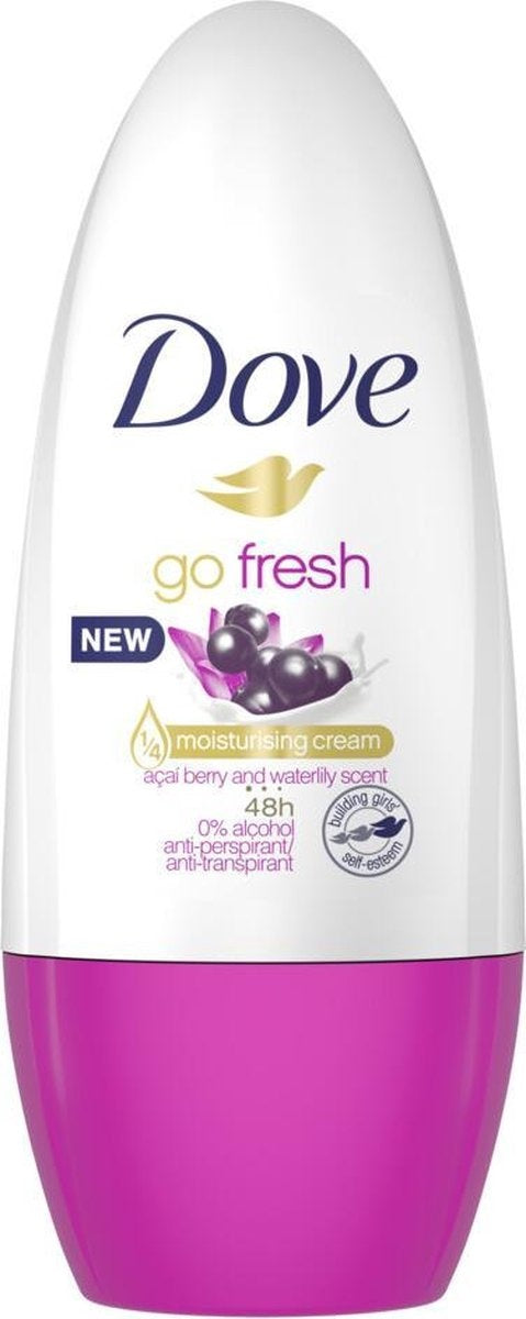 Dove Deodorant Roller Go Fresh Acai Berry &amp; Waterlily 50ml